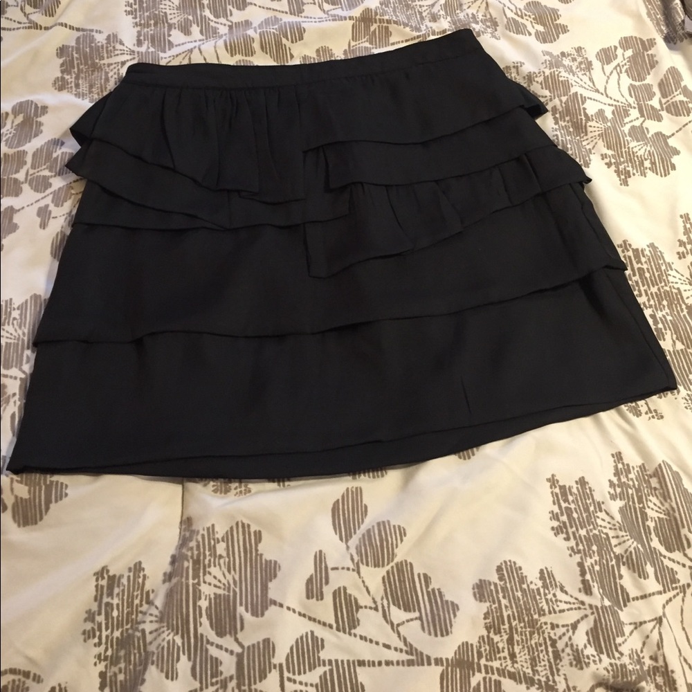 Layered mini skirt
